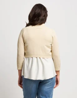 Bolerino stondato in lurex