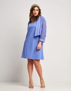 Bolero con maniche e inserti in pizzo