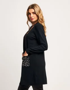 Caban con strass animalier