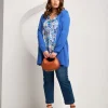 Caban in maglia con bottoni
