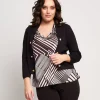 Caban in maglia con bottoni
