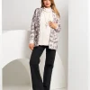 Caban in maglia con fantasia militare