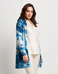 Caban in maglia con tasche