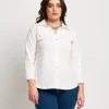 Camicia con bottoni in madreperla