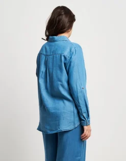 Camicia con colletto e pattine