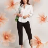 Camicia con dettagli di strass