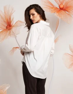 Camicia con dettagli di strass