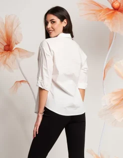 Camicia con maniche tre quarti