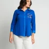 Camicia con strass militare