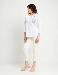 Camicia con strass militare