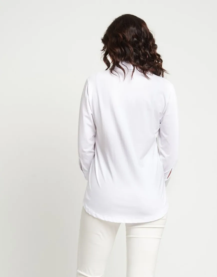 Camicia con strass militare