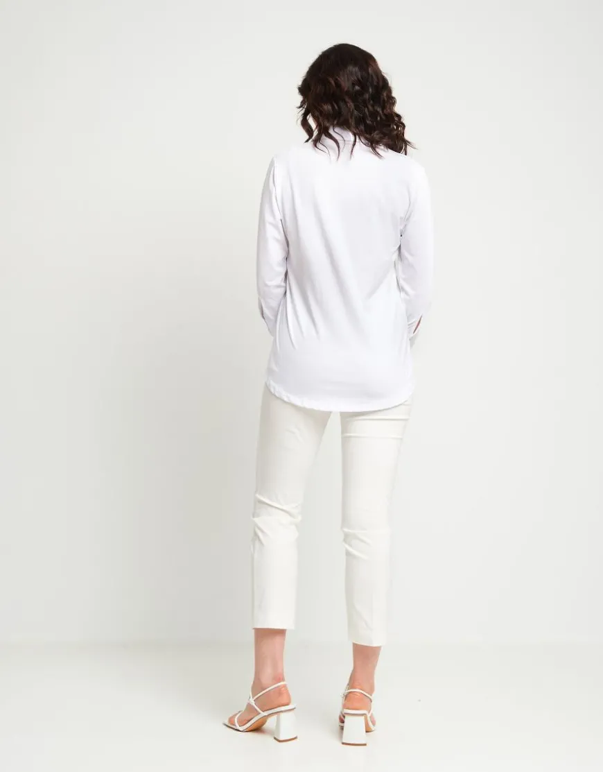 Camicia con strass militare