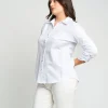 Camicia con strass sul taschino