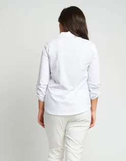 Camicia con strass sul taschino