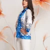 Camicia fantasia con colletto e polsi