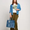Camicia in denim con colletto e taschine
