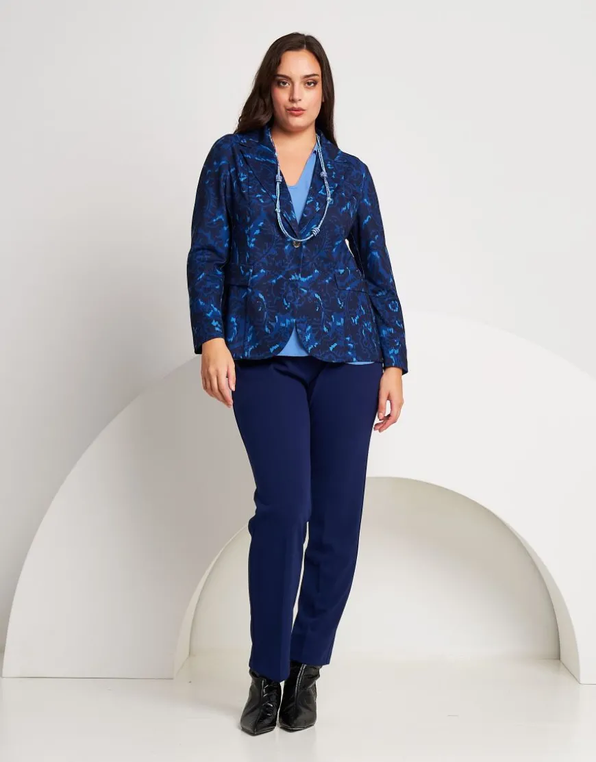 Camicia in georgette azzurra