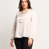 Camicia in raso con cravattina