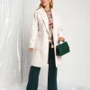 Cappotto a vestaglia con cintura