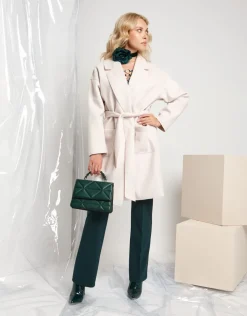 Cappotto a vestaglia con cintura
