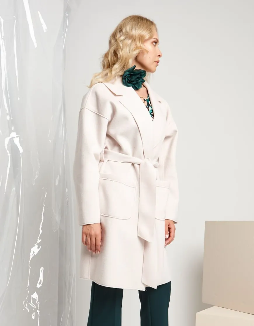 Cappotto a vestaglia con cintura