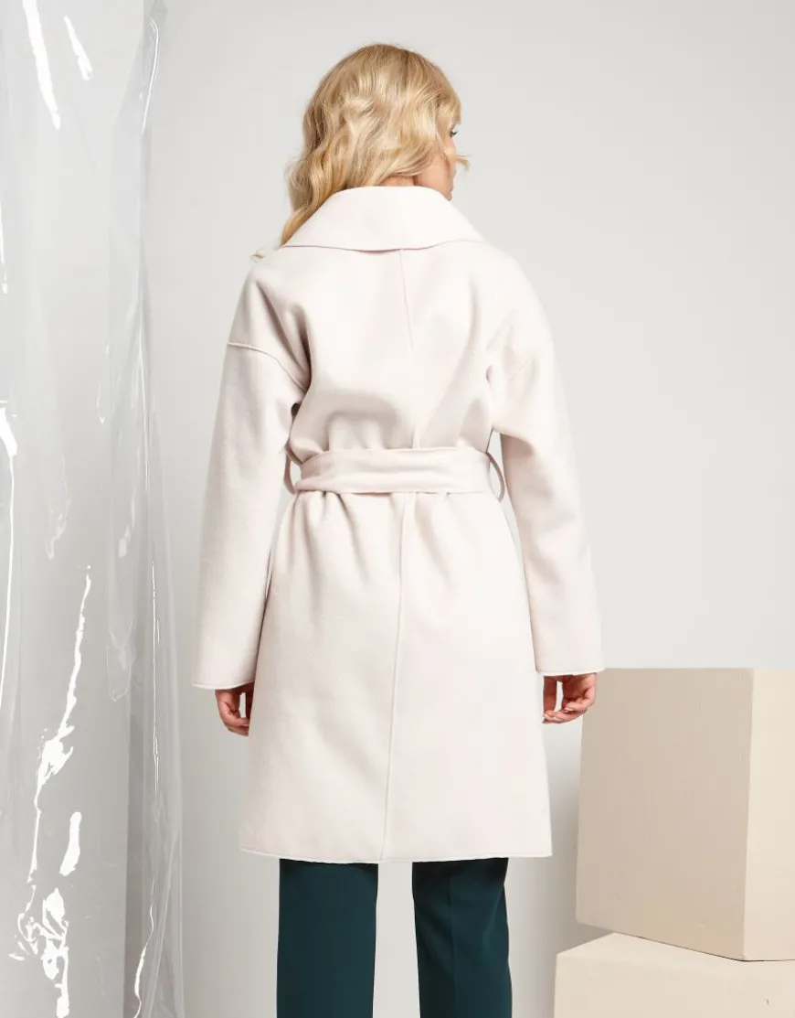 Cappotto a vestaglia con cintura