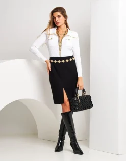 Cardigan a coste con zip
