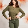 Cardigan con scollo a V