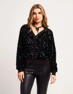 Cardigan in paillettes