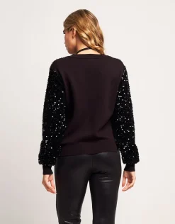 Cardigan in paillettes