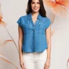 Casacca a kimono con colletto e tasche