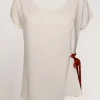 Casacca con nastrino rosso gessato