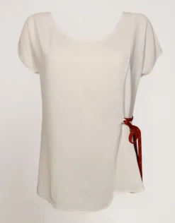 Casacca con nastrino rosso gessato