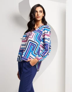 Casacca con scollo a V e arriccio