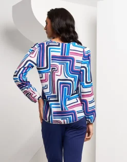 Casacca con scollo a V e arriccio