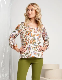 Casacca fantasia floreale