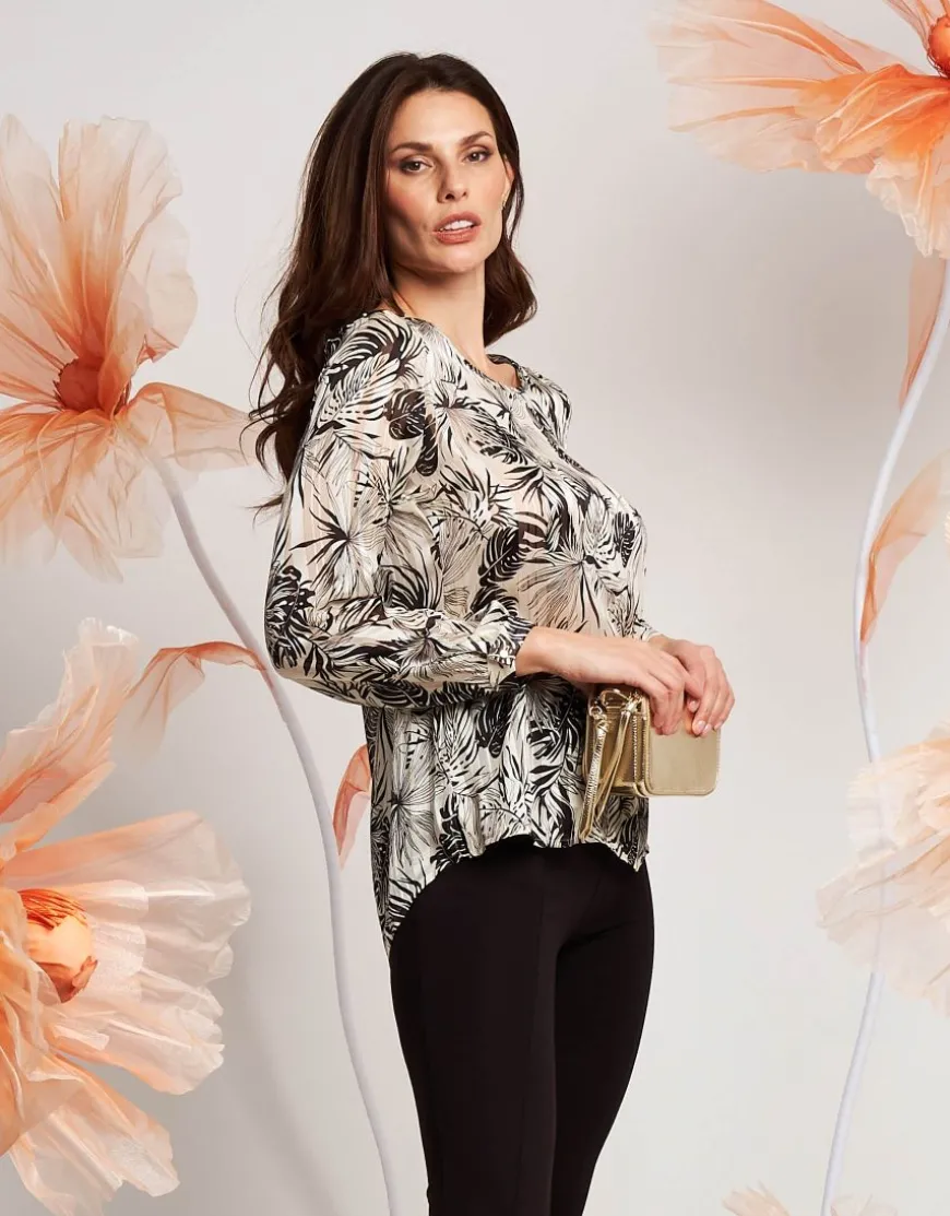 Casacca in georgette fantasia