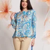 Casacca in georgette filo oro