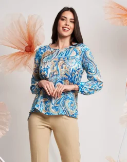 Casacca in georgette filo oro