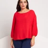 Casacca in georgette rossa