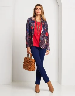 Casacca in georgette rossa