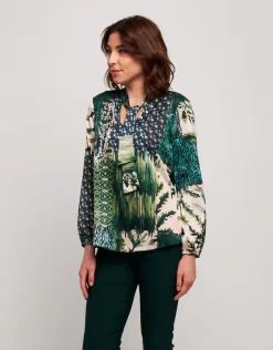 Casacca in raso con sciarpina