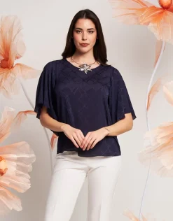 Casacca in raso jacquard
