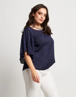 Casacca in raso jacquard