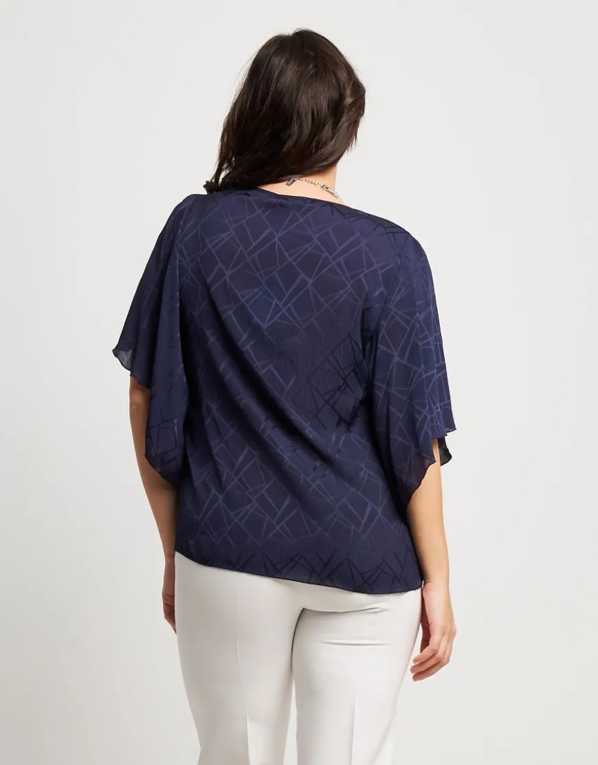 Casacca in raso jacquard