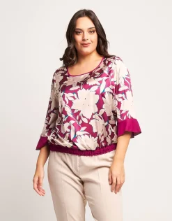 Casacca raso fantasia iris