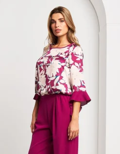Casacca raso fantasia iris