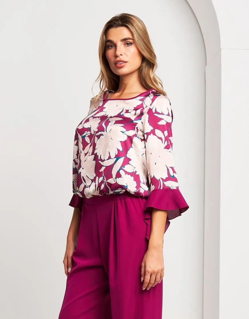 Casacca raso fantasia iris
