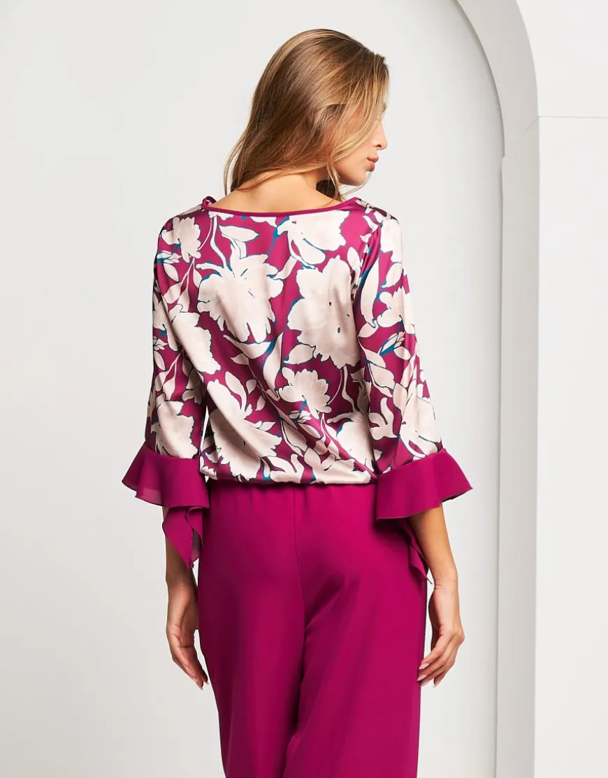 Casacca raso fantasia iris