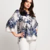 Casacca svasata in fantasia pizzo